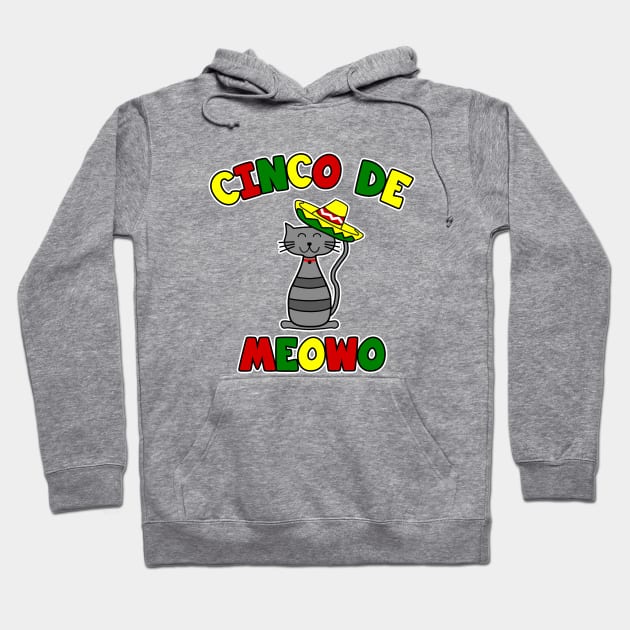 Cinco De Meowo Hoodie by LunaMay